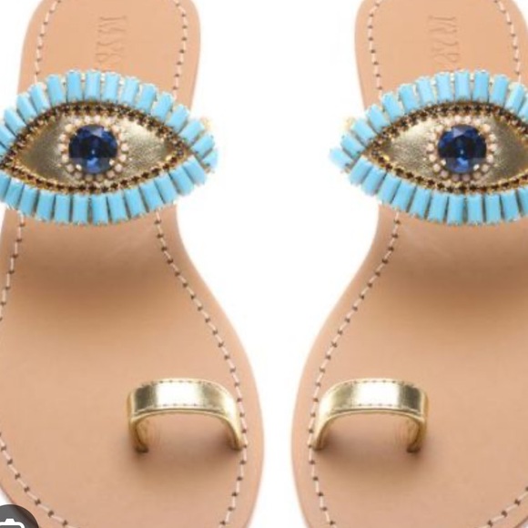 Mystique Boutique Women's Evil Eye (Jamaica) Sandals - Picture 5 of 7